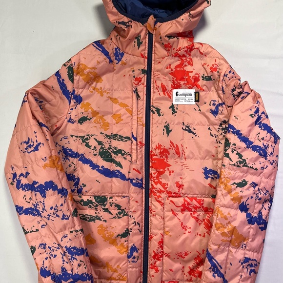 Cotopaxi Teva Teca Calido Hooded Color Block Puffer Jacket Coat - S - Like New! - Picture 9 of 9